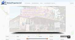 Desktop Screenshot of mccoolproperties.com